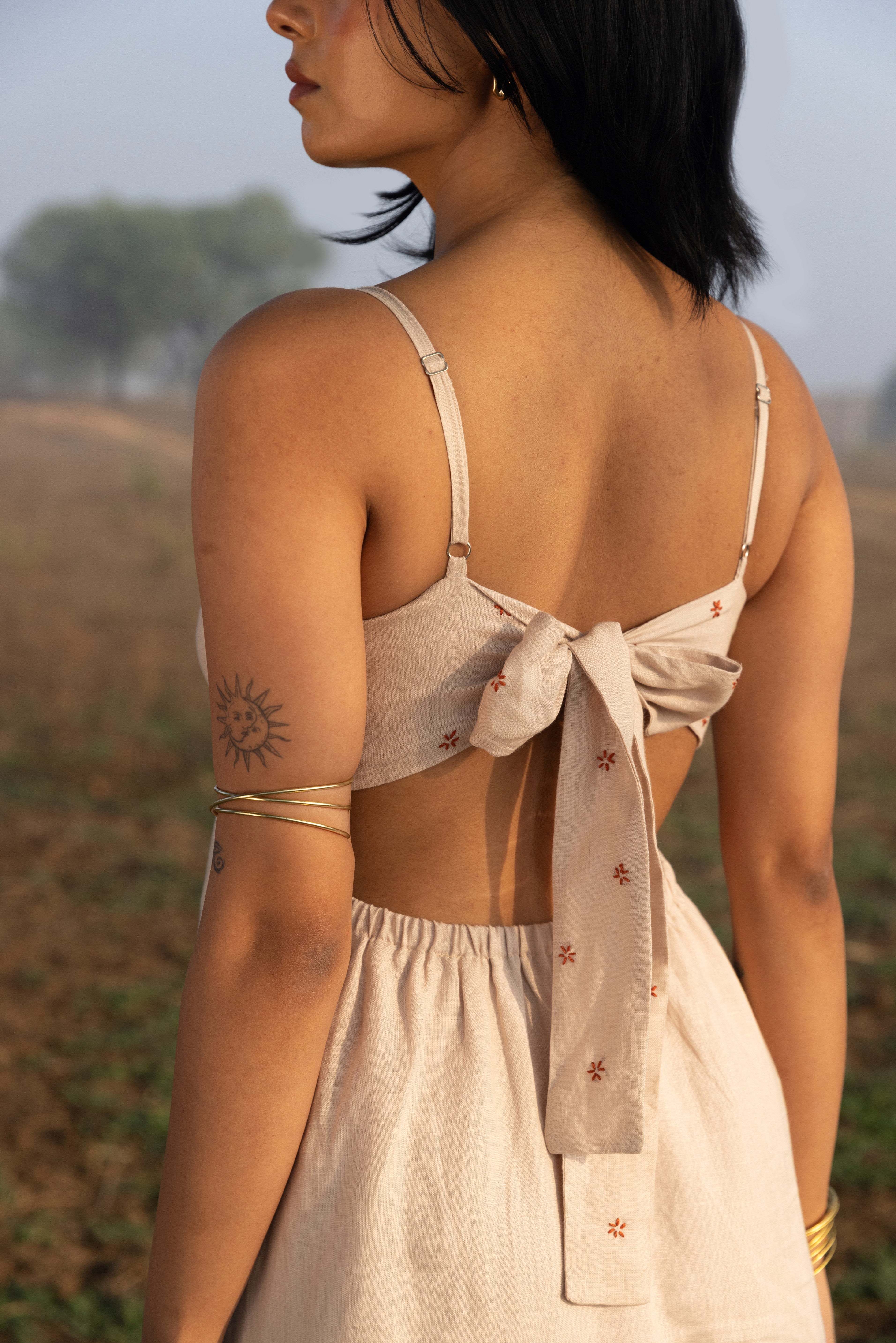 Beatrice Tie-up Dress