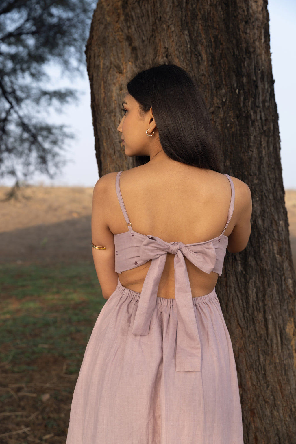 Beatrice Tie-up Dress