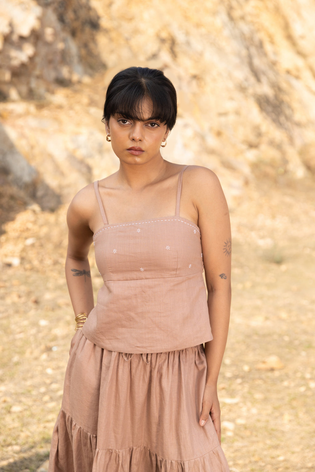 Carla Smocked Top