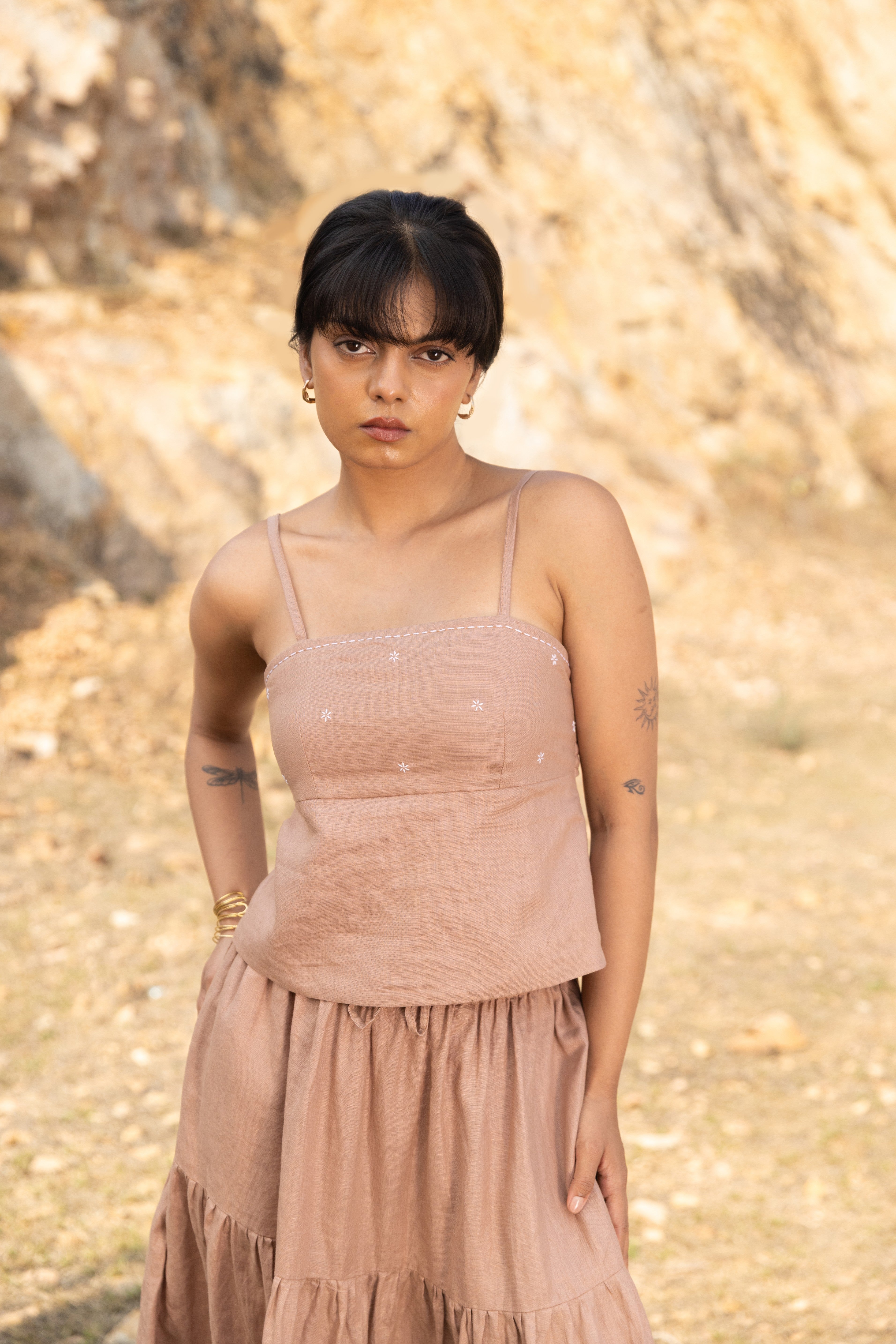 Carla Smocked Top